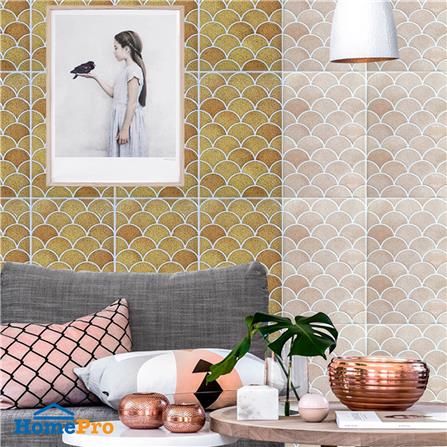 กระเบื้องผนัง 10x16 นิ้ว ARTE เกล็ดศิลา น้ำตาล 0.4 ตร.ม._4