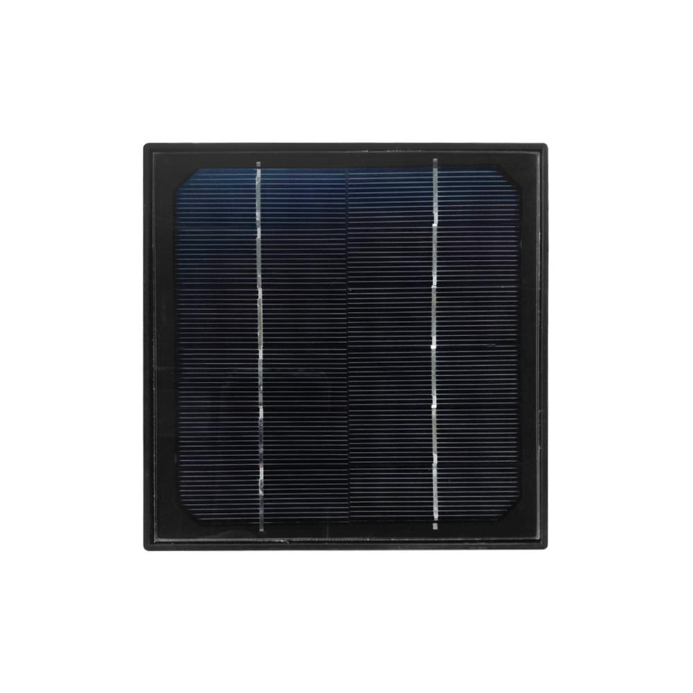 ไฟผนังภายนอก SOLAR LAMPTAN SHADE 8 วัตต์ WARM WHITE สีดำ