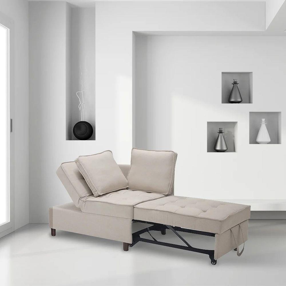 โซฟาเบด KONCEPT FEATHER สีครีม