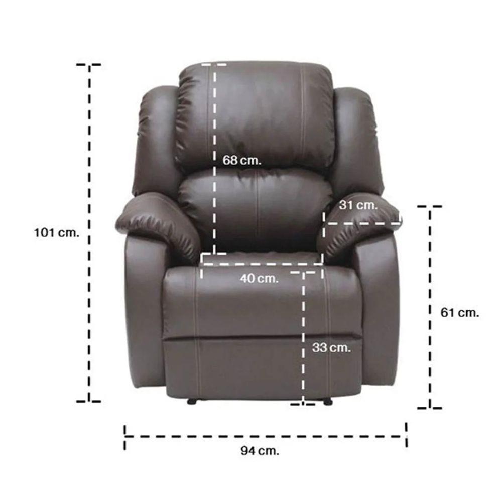 RECLINER KONCEPT BANARIS สีน้ำตาลเข้ม