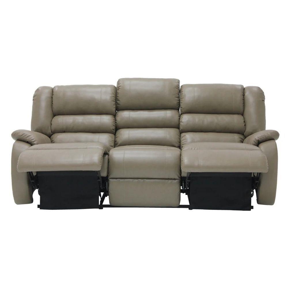 RECLINER 3 ที่นั่ง KONCEPT PICO สีน้ำตาลอ่อน