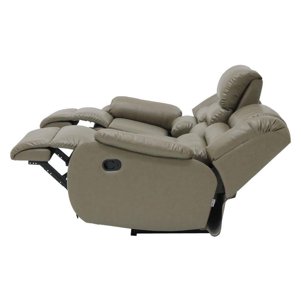 RECLINER 3 ที่นั่ง KONCEPT PICO สีน้ำตาลอ่อน