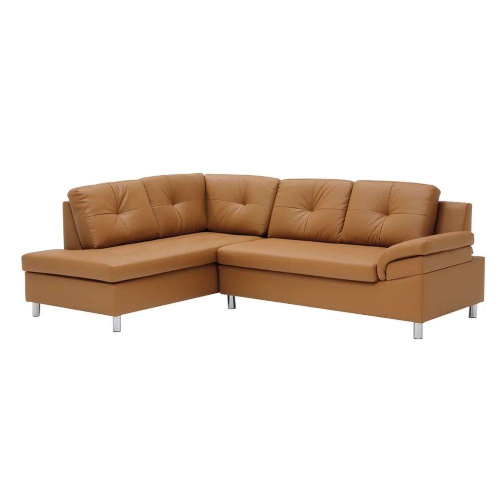 โซฟาเข้ามุมซ้าย KONCEPT TRUMBLE สีคาราเมล