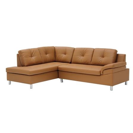 โซฟาเข้ามุมซ้าย KONCEPT TRUMBLE สีคาราเมล_1