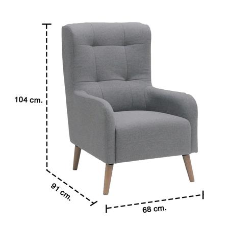 อาร์มแชร์ KONCEPT ALLIDA สีเทา_3