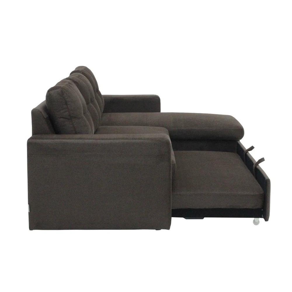 โซฟาเข้ามุมขวา KONCEPT SONYA สีน้ำตาล