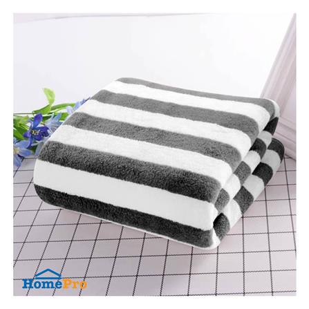 ผ้าขนหนู HANSEN 27X55 นิ้ว สี GREY-WHITE_2