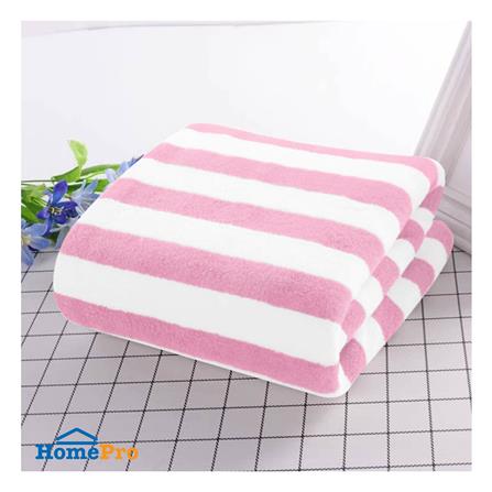 ผ้าขนหนู HANSEN 27X55 นิ้ว สี PINK-WHITE_2