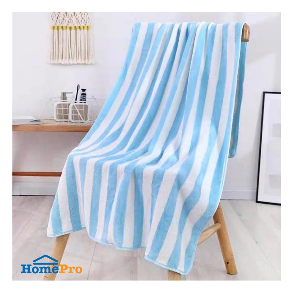 ผ้าขนหนู HANSEN 27X55 นิ้ว สี WHITE-BLUE