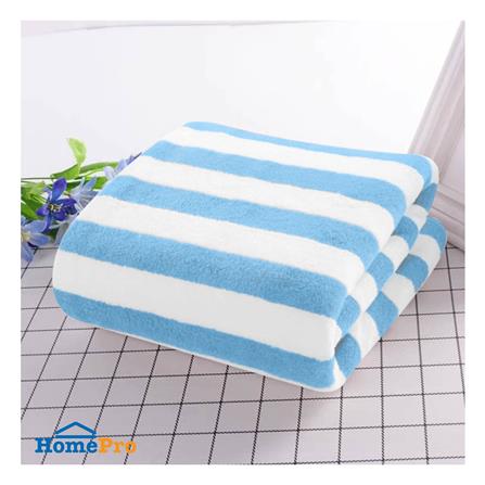 ผ้าขนหนู HANSEN 27X55 นิ้ว สี WHITE-BLUE_2