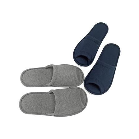 รองเท้าสลิปเปอร์ HAWKSBILL DOUBLE DELUXE สี GREY/NAVY_1