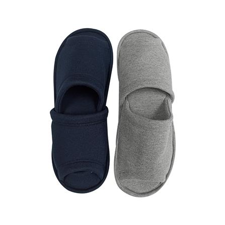 รองเท้าสลิปเปอร์ HAWKSBILL DOUBLE DELUXE สี GREY/NAVY_2