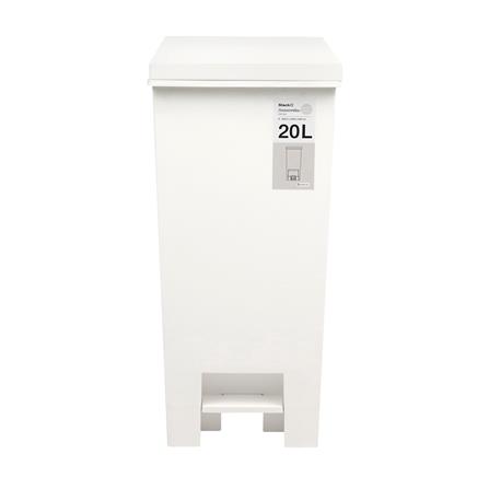 ถังขยะเหยียบเหลี่ยม STACKO MONO 20 ลิตร สีขาว_2