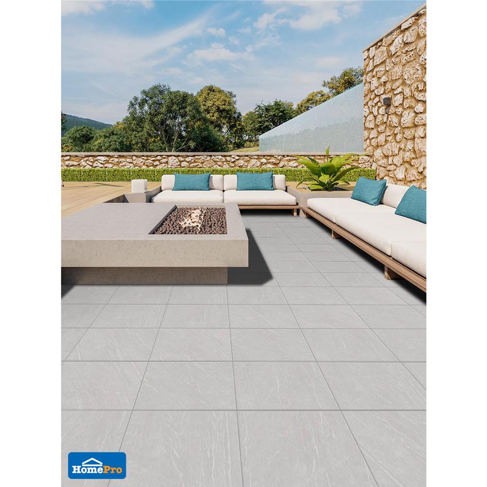 กระเบื้องพื้นพอร์ซเลน 60x60 ซม. CERGRES มิรันเต้ เทาอ่อน A 1.44