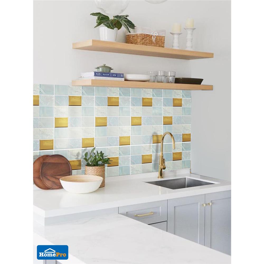 โมเสคแก้ว 30x30 ซม. GLASCERA เพอร์รี่ ไวท์