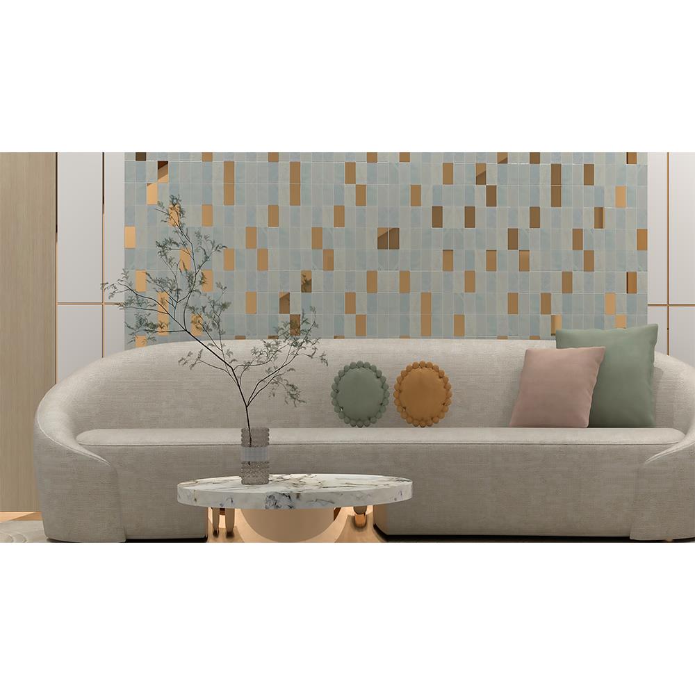 โมเสคแก้ว 30x30 ซม. GLASCERA เพอร์รี่ ไวท์