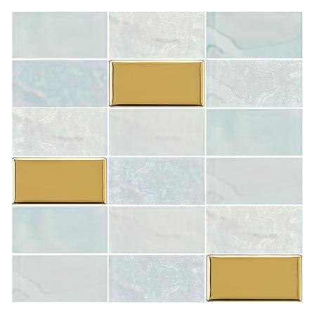 โมเสคแก้ว 30x30 ซม. GLASCERA เพอร์รี่ ไวท์_0