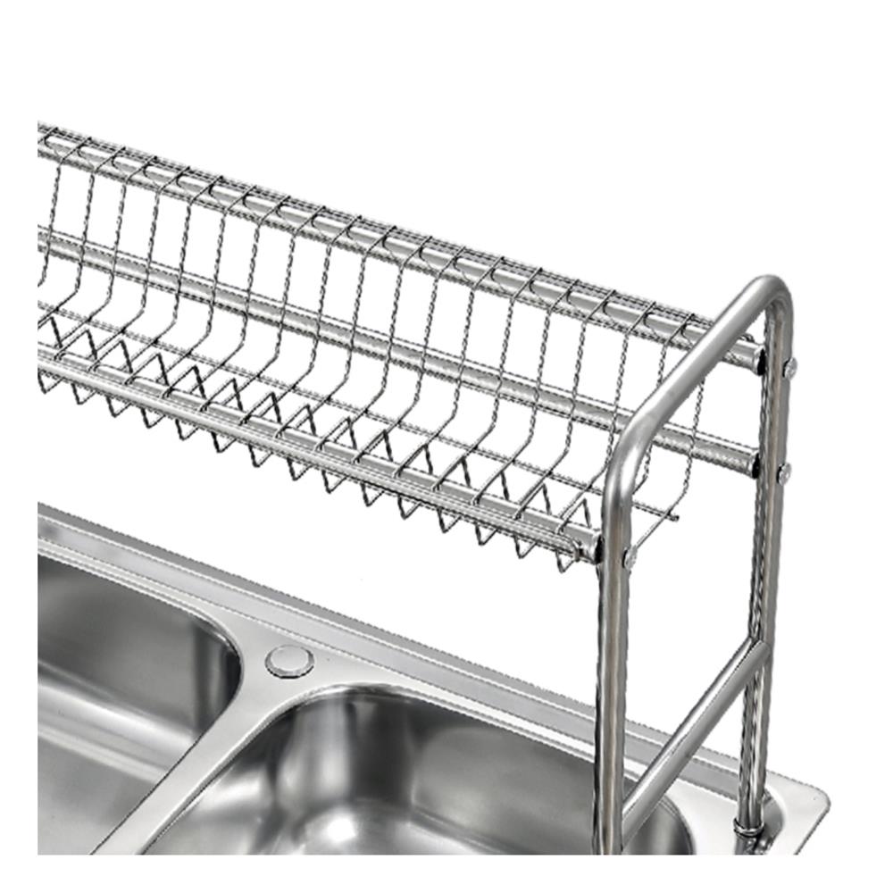 ซิงค์ฝัง 2 หลุม DYNA HOME DH-8550-B1 เงิน