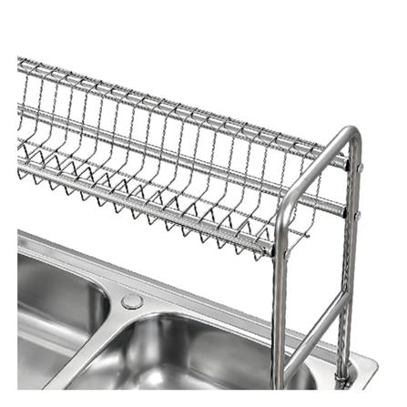 ซิงค์ฝัง 2 หลุม DYNA HOME DH-8550-B1 เงิน_1