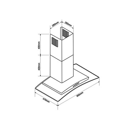 เตาฝัง+เครื่องดูดควัน TECNOSTAR SET HD 3590+HOB 207141 GB_1