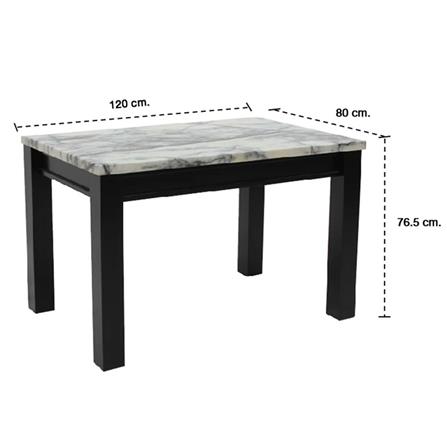 โต๊ะอาหาร KONCEPT FINCH สีขาว_4