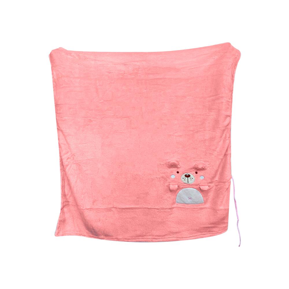 ผ้าห่ม HANSEN BEAR 32X40 นิ้ว สี PINK