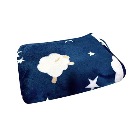 ผ้าห่ม HANSEN SHEEP 35X47 นิ้ว สี DEEP BLUE_0