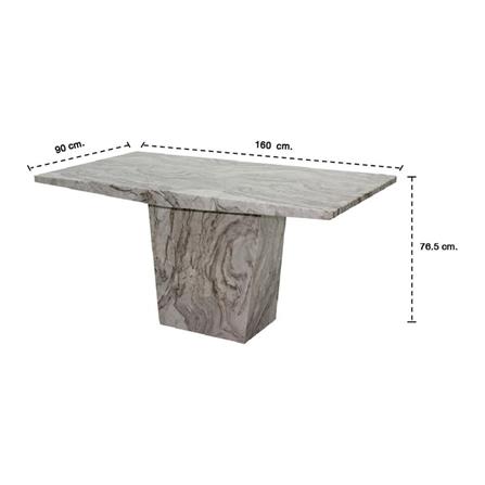 โต๊ะอาหาร KONCEPT FLIGHTO สีครีม_3