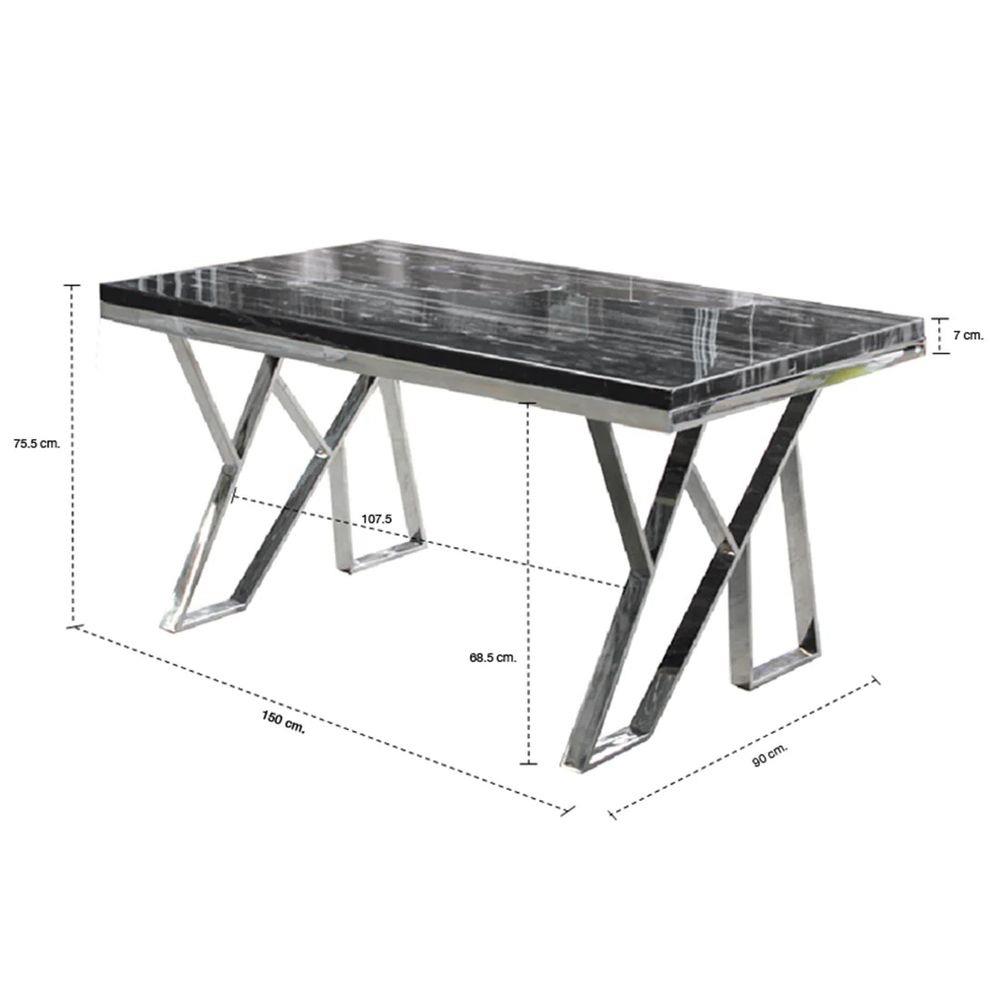 โต๊ะอาหาร KONCEPT APOLLO สีดำ