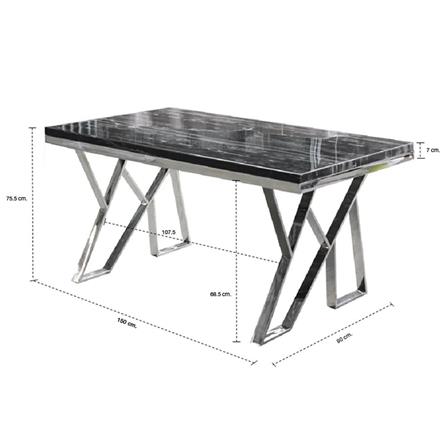 โต๊ะอาหาร KONCEPT APOLLO สีดำ_3