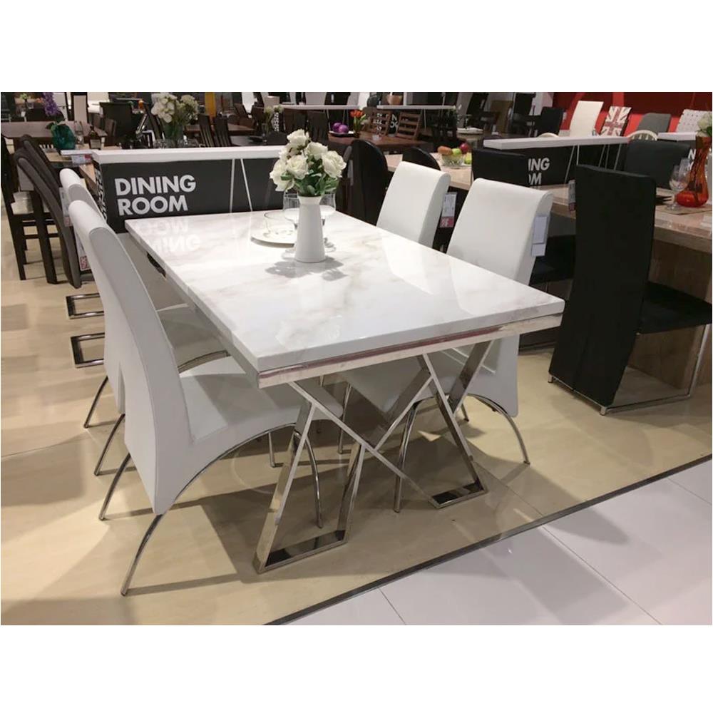 โต๊ะอาหาร KONCEPT APOLLO สีขาว