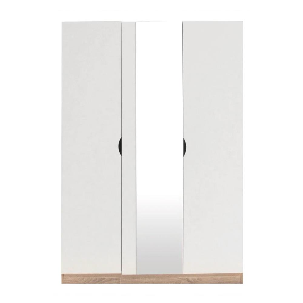 ตู้เสื้อผ้า 3 บานเปิด KONCEPT HAVIN WO120 120 ซม. สีขาว