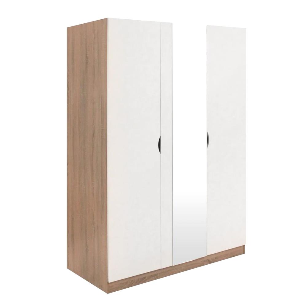 ตู้เสื้อผ้า 3 บานเปิด KONCEPT HAVIN WO120 120 ซม. สีขาว