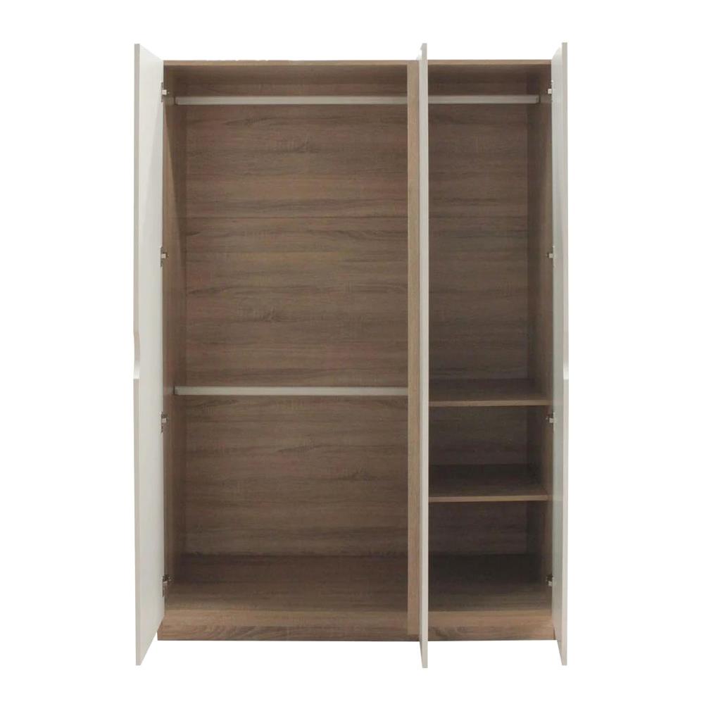 ตู้เสื้อผ้า 3 บานเปิด KONCEPT HAVIN WO120 120 ซม. สีขาว