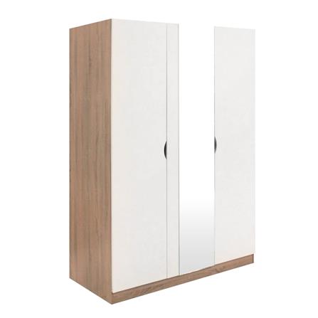 ตู้เสื้อผ้า 3 บานเปิด KONCEPT HAVIN WO120 120 ซม. สีขาว_1