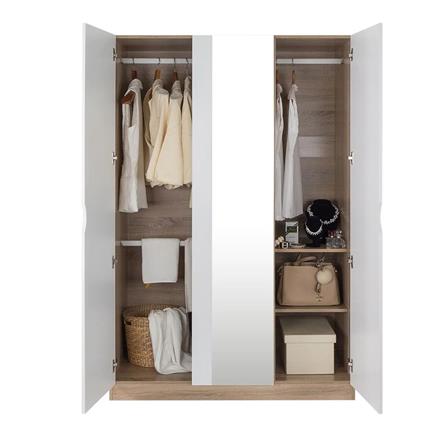 ตู้เสื้อผ้า 3 บานเปิด KONCEPT HAVIN WO120 120 ซม. สีขาว_2