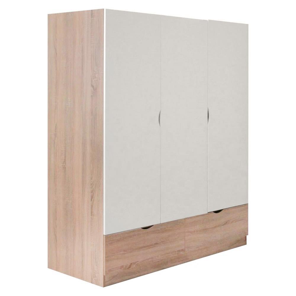 ตู้เสื้อผ้า 3 บานเปิด KONCEPT HAVIN WO150 150 ซม. สีขาว