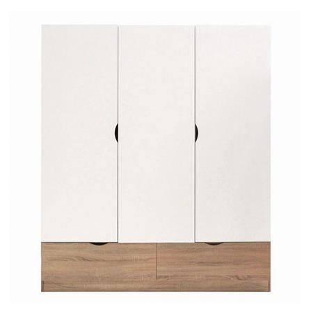 ตู้เสื้อผ้า 3 บานเปิด KONCEPT HAVIN WO150 150 ซม. สีขาว