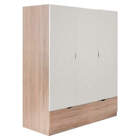 ตู้เสื้อผ้า 3 บานเปิด KONCEPT HAVIN WO150 150 ซม. สีขาว_3