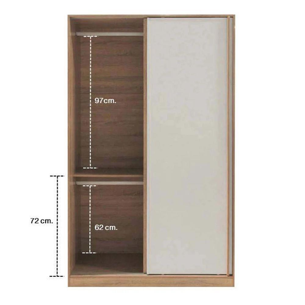 ตู้เสื้อผ้า KONCEPT HAVIN WS120 120 ซม. สีขาว