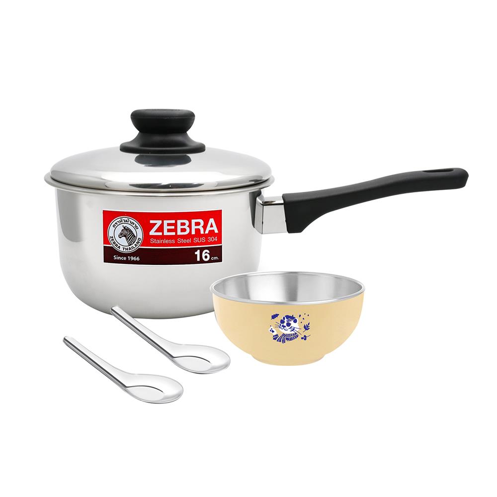 ชุดหม้อ ZEBRA HAPPY TIGER 5 ชิ้น