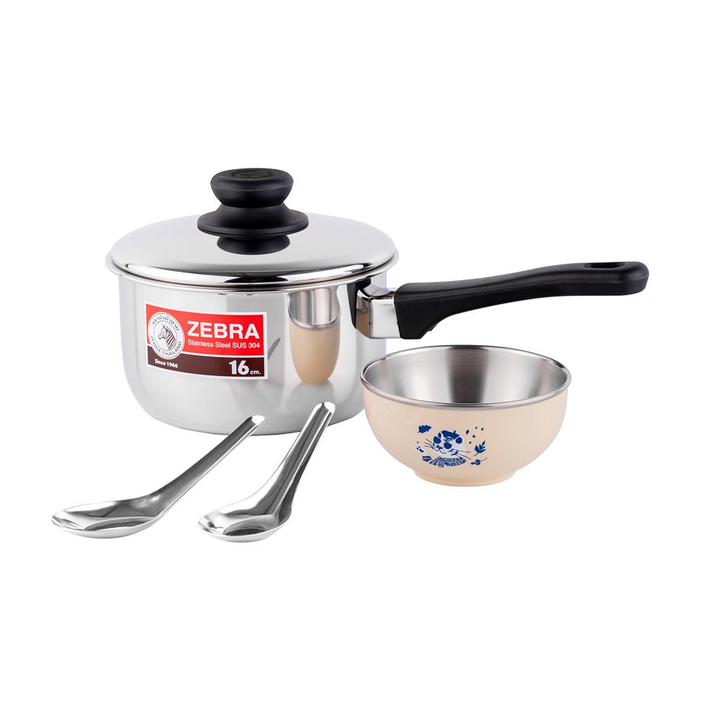 ชุดหม้อ ZEBRA HAPPY TIGER 5 ชิ้น