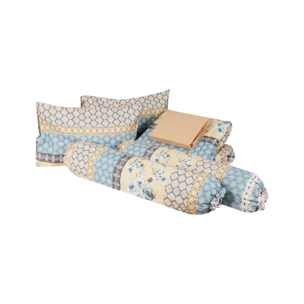 ชุดผ้าปูที่นอน 6 ฟุต 6 ชิ้น HOME LIVING STYLE FIJI BROWN