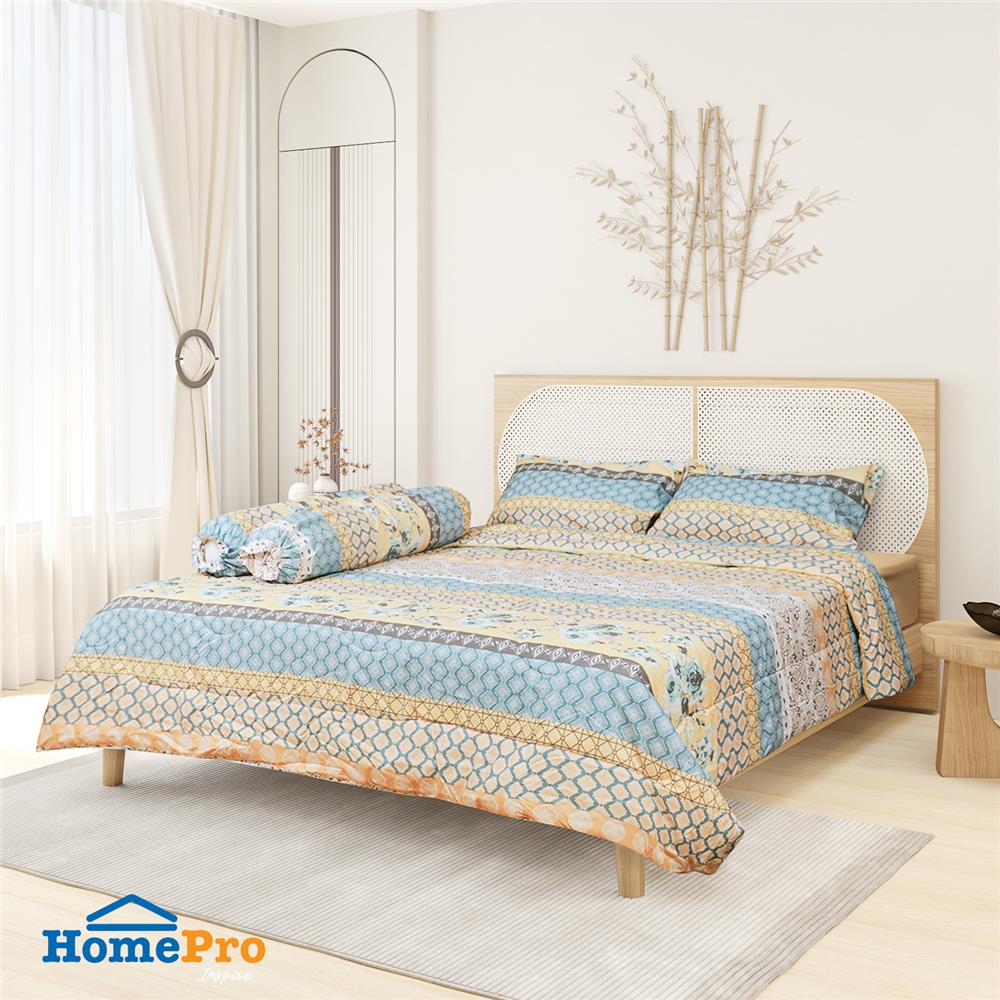 ชุดผ้าปูที่นอน 6 ฟุต 6 ชิ้น HOME LIVING STYLE FIJI BROWN