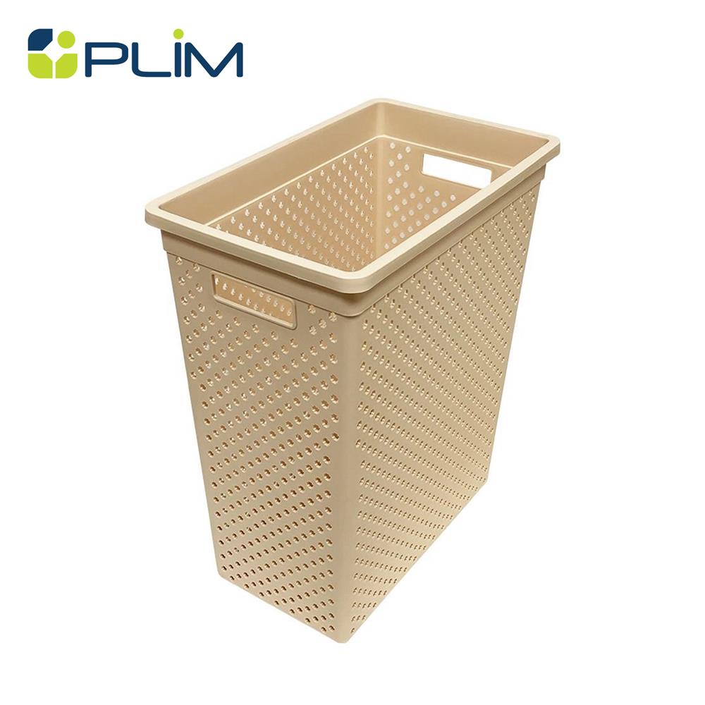 ตะกร้าผ้าเหลี่ยมสูง PLIM SAND 14760 สีส้ม