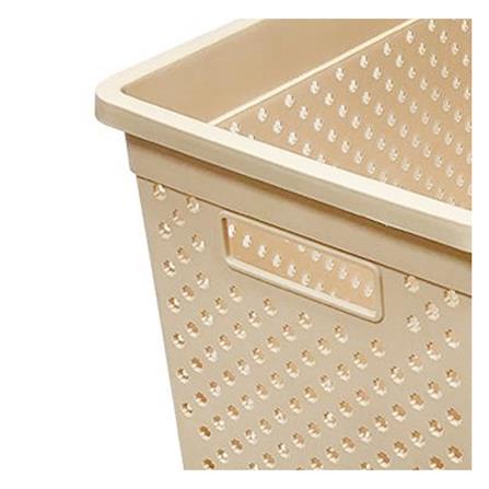 ตะกร้าผ้าเหลี่ยมสูง PLIM SAND 14760 สีส้ม_2