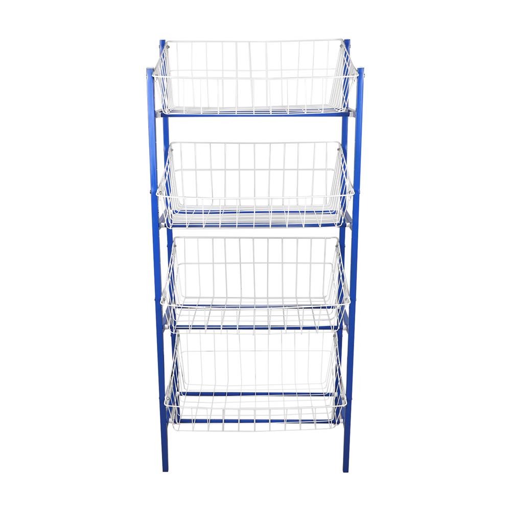 ชั้นวางของ 4 ชั้น ME LIVING SUPER 42X63X141.5 ซม. สีน้ำเงิน