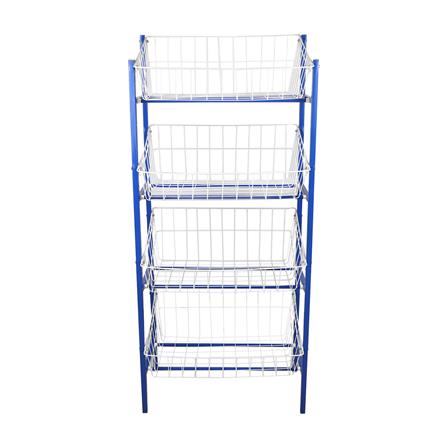 ชั้นวางของ 4 ชั้น ME LIVING SUPER 42X63X141.5 ซม. สีน้ำเงิน_1