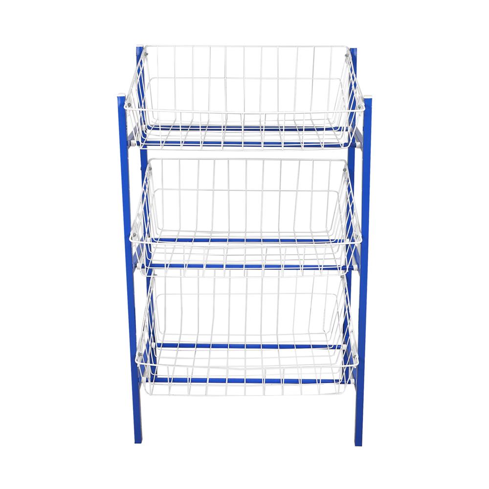 ชั้นวางของ 3 ชั้น ME LIVING SUPER 42X63X107.5 ซม. สีน้ำเงิน