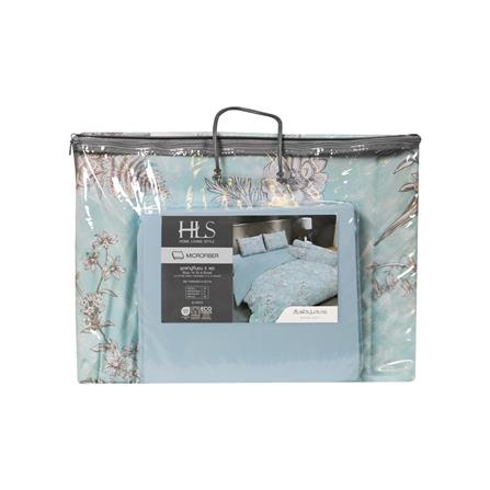 ชุดผ้าปูที่นอน 5 ฟุต 6 ชิ้น HOME LIVING STYLE NEECE BLUE_4